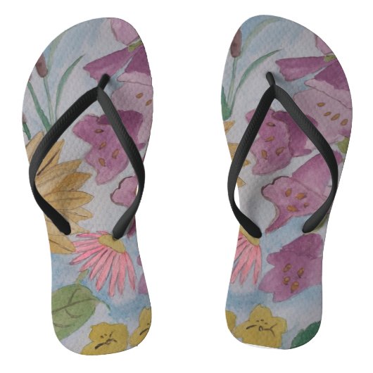 Englisch Hütte Garden Flip Flops Badesandalen (Fußbett)