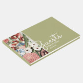 Englisch Hütte Wedding Guest Book Gästebuch (Ecke)