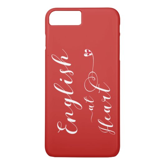 Englisch in Heart Mobile Phone Case (Rückseite)
