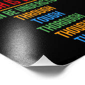 Englisch ist komischer Sprachlehrer Grammatikstude Fotodruck (Ecke)