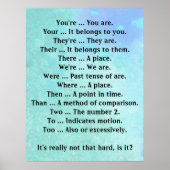 Englisch ist nicht so schwer poster (Vorne)