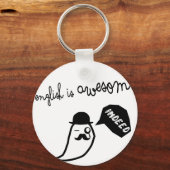 Englisch ist phantastisch, aber vergessen Sie nich Schlüsselanhänger (Vorderseite)