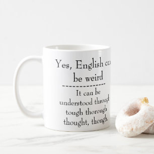 Englisch ist seltsam kaffeetasse