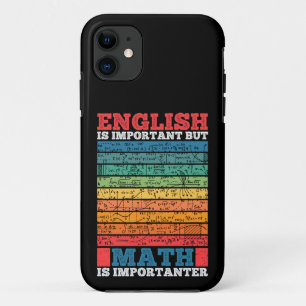 Englisch ist wichtig, aber Mathematik ist wichtig Case-Mate iPhone Hülle