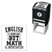 Englisch ist wichtig, aber Mathematik ist wichtige Permastempel (Beispiel)