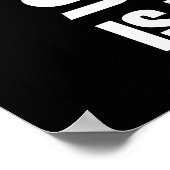 Englisch ist wichtig, aber Wissenschaft ist wichti Poster (Ecke)