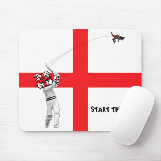 Englisch KricketAsche 2009 Mousepad (Mit Mouse)