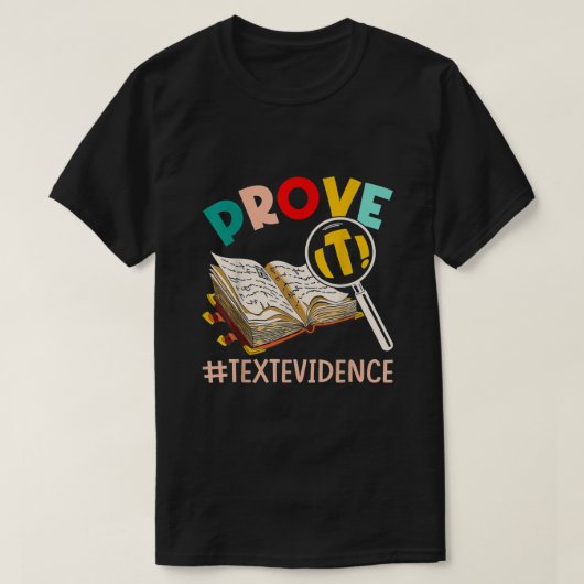 ENGLISCH-LEHRER beweisen, dass es Textnachweise gi T-Shirt (Design vorne)