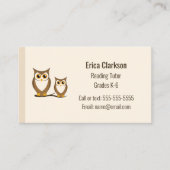 Englisch, Literatur oder Lektüre Visitenkarte (Vorderseite)