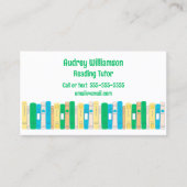 Englisch, Literatur oder Lektüre Visitenkarte (Vorderseite)