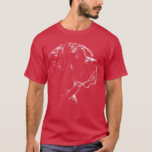 Englisch Mastiff-Gesicht Hund Design Freund T-Shirt