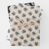 Englisch Mastiff Malerei Brindle Original Hunde Ku Geschenkpapier Set (Beispiel)