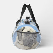 Englisch Mastiff Malerei Fawn Original Haustier Hu Duffle Bag (Rechts)