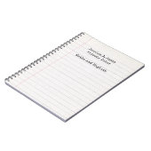 Englisch/Mathematik Tutor Notizblock (Linke Seite)