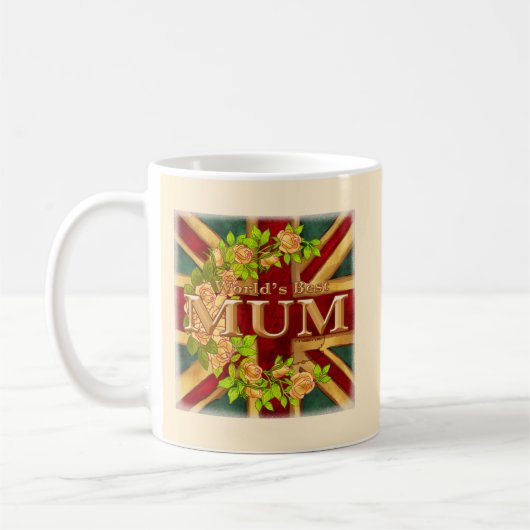 Englisch Mum Kaffeetasse (Links)