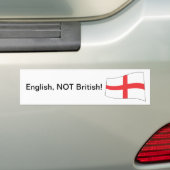 Englisch, NICHT britisch! - Autoaufkleber (Auf Auto)