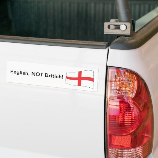 Englisch, NICHT britisch! - Autoaufkleber (Auf Lkw)