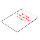 ENGLISCH NOTIZBLOCK (Linke Seite)