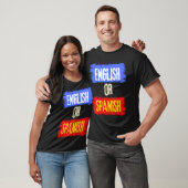 Englisch oder Spanisch Meme Funny Joke cool T-Shirt (Unisex)