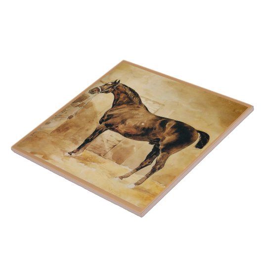 ENGLISCH-PFERD IN STABIL FLIESE (Seite)