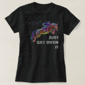 Englisch Pferde Show Jumping einfach überspringen T-Shirt (Design vorne)