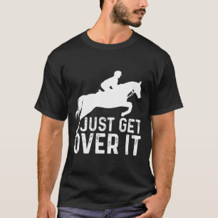 Englisch Pferdereiten Jumper Jumper Girl Horseback T-Shirt