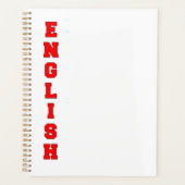 Englisch Planer (Vorderseite)