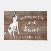 Englisch Pointer Dog Personalisiert Door Mat Fußmatte (Vorderseite)