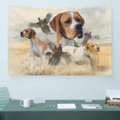 Englisch Pointer Fasanenjagd Banner (Messe)