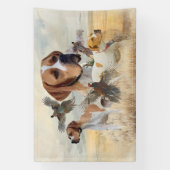 Englisch Pointer Fasanenjagd Banner (Vertikal)