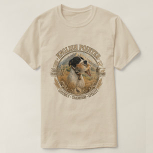 Englisch Pointer Jagd ,Chukar Rebhuhn T-Shirt