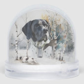 Englisch Pointer, Jagen Schneekugeln (Rückseite)