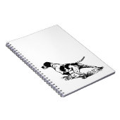 Englisch Pointer Notebook Notizblock (Rechte Seite)