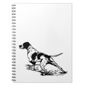 Englisch Pointer Notebook Notizblock (Vorderseite)