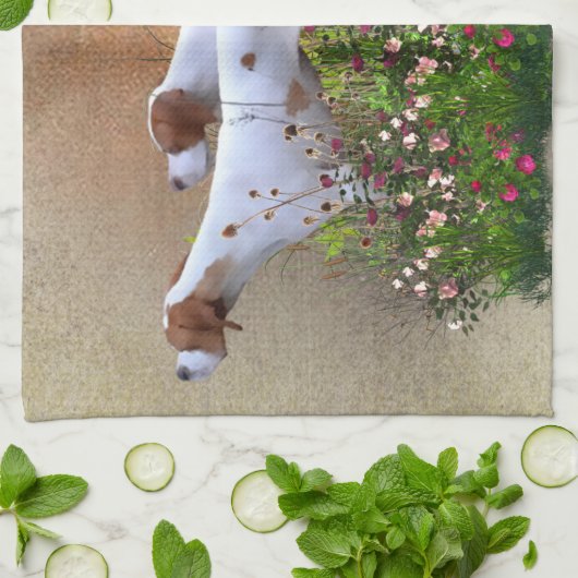 Englisch Pointer Tapestry Poster Triptych Acrylic  Geschirrtuch (Gefaltet)