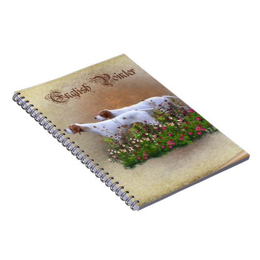 Englisch Pointer Tapestry Poster Triptych Acrylic Notizblock (Rechte Seite)