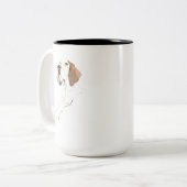 Englisch Pointer Tasse – Dog Mom Kaffeetasse (Vorderseite Links)