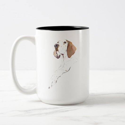Englisch Pointer Tasse – Dog Mom Kaffeetasse (Links)