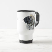 Englisch Pointer , Woodcock Jägersaison , Kunst Reisebecher (VorderseiteRechts)
