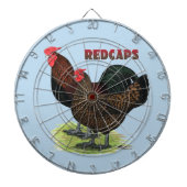 Englisch Redcaps Dartscheibe (vorne)