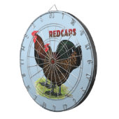 Englisch Redcaps Dartscheibe (Vorderseite rechts)