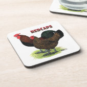 Englisch Redcaps Getränkeuntersetzer (Linke Seite)