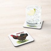 Englisch Redcaps Getränkeuntersetzer (Rechte Seite)