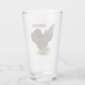 Englisch Redcaps Glas (Rückseite)