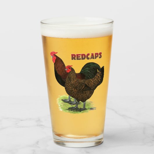 Englisch Redcaps Glas (Vorne (Gefüllt))