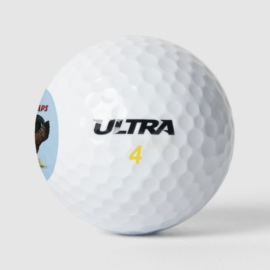 Englisch Redcaps Golfball (Logo)