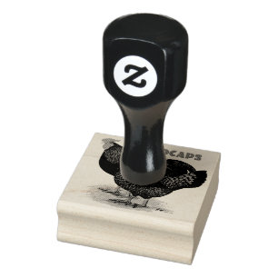 Englisch Redcaps Gummistempel