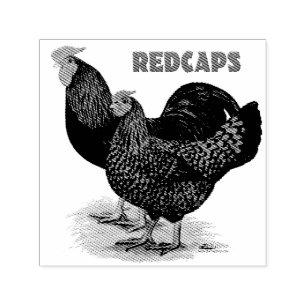 Englisch Redcaps Permastempel