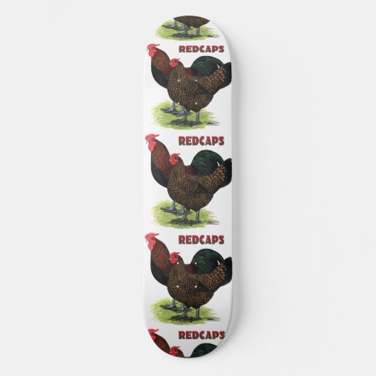 Englisch Redcaps Skateboard (Vorderseite)