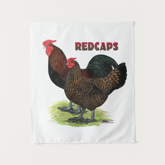 Englisch Redcaps Wandteppich (Vorderseite)